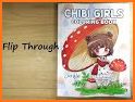 coloring book girls cartoon related image