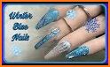 Blue Glitter Footprint Theme related image