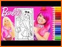 Coloring Book For Barbie Doll related image