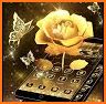 Red Gold Shiny Rose Theme related image