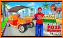 Smart Taxi Pizza Delivery Boy: New Driving Games related image