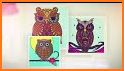 Owl Paint by Number Coloring related image