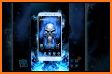 3D Blue Flaming Skull Theme Launcher related image