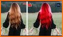 Auto hair color changer related image