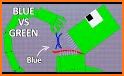 Blue vs Green Rainbow Friends related image