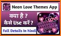 Neon Love 2 Keyboard Theme related image