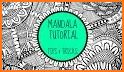 Advanced Coloring Mandala Doodle related image