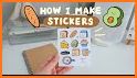 Personal sticker maker and stickers creator related image