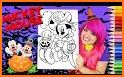 Kids Mickey Coloring Book Mouse related image