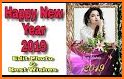 New year photo frame 2019 : crads, Greeting Wishes related image