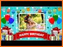 Birthday Wishes Maker : Frames, Greetings & Videos related image