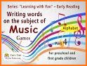 Learn to Read Music Word Game related image