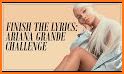Ariana Grande Quiz Games lyrics Song 2020 related image
