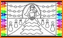 Glitter Wedding Coloring Book - Kids Drawing Pages related image