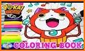 Coloring book for Yo-kai Watch related image