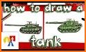 Military Tanks Coloring Book related image