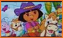 Jigsaw Puzzle Dora Girls Kids related image