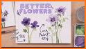 Watercolor Flower Launcher Theme related image