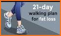 Walking for weight loss app related image