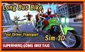 Long Bus Bike Sim – Superhero Taxi Driving Games related image