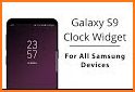 Galaxy S9 Plus Digital Clock Widget App Pro related image