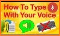 Voice Typing keyboard with text shortcuts related image