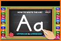 Learn to write English Alphabet by tracing ABC related image