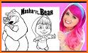 Masha and the Bear Colorings related image