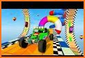 Mega Ramp Spiral Car Stunt Racing Games related image