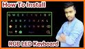 Colorful Neon LED Light Keyboard Theme related image
