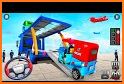 Police Tuk Tuk Transporter :Police Transport Games related image