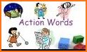 Action Words: 3D Animated Flash Cards related image
