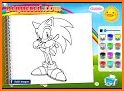 Coloring Book For Sonic Game related image