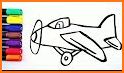 Plane Coloring Book related image