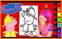 Coloring Pepa Pig for fans related image