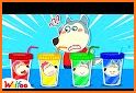Wolfoo Make Rainbow Drink related image