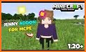 Jenny mod for MCPE related image