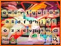Colorful Graffiti Party Keyboard Theme related image