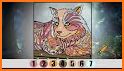 Animals Color By Number Glitter Coloring Book related image