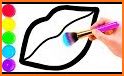 Glitter Makeup Tool Drawing And Coloring for girls related image