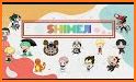 Shimeji-mini anime characters on screen related image