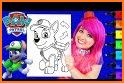 Coloring Book Paw Dogs Patrol related image