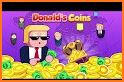 Donald's Coins - To be rich, buy the whole world related image