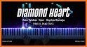 Luxury Diamond Heart Keyboard Theme related image