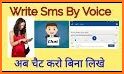 Write SMS by Voice: Voice text message - voice sms related image