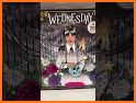 Wednesday Addams Coloring Book related image
