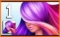 Hair Salon Game:Ice Hair Dye related image