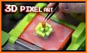 Pixel Art 3D related image
