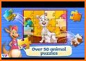Funny Animal Puzzles for Kids, full game related image