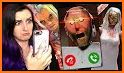 scary granny's video call/chat game prank related image